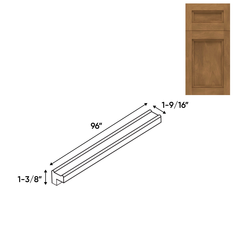 RTA - Havana Cafe - Light Molding - 96"W x 1 3/8"H x 1 9/16"D - HAC-LM8