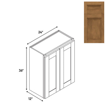 RTA - Havana Cafe - Wall High Cabinets with 2 Door 2 Shelf - 24