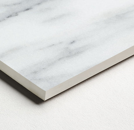 24 x 48 in Majesto Calacatta Corchia Honed Rectified Colorsync Porcelain Tile surface