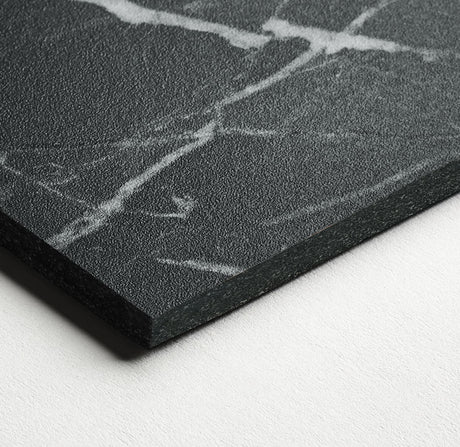 24 x 48 in Majesto Calacatta Noir Vintage Rectified Colorsync Porcelain Tile surface