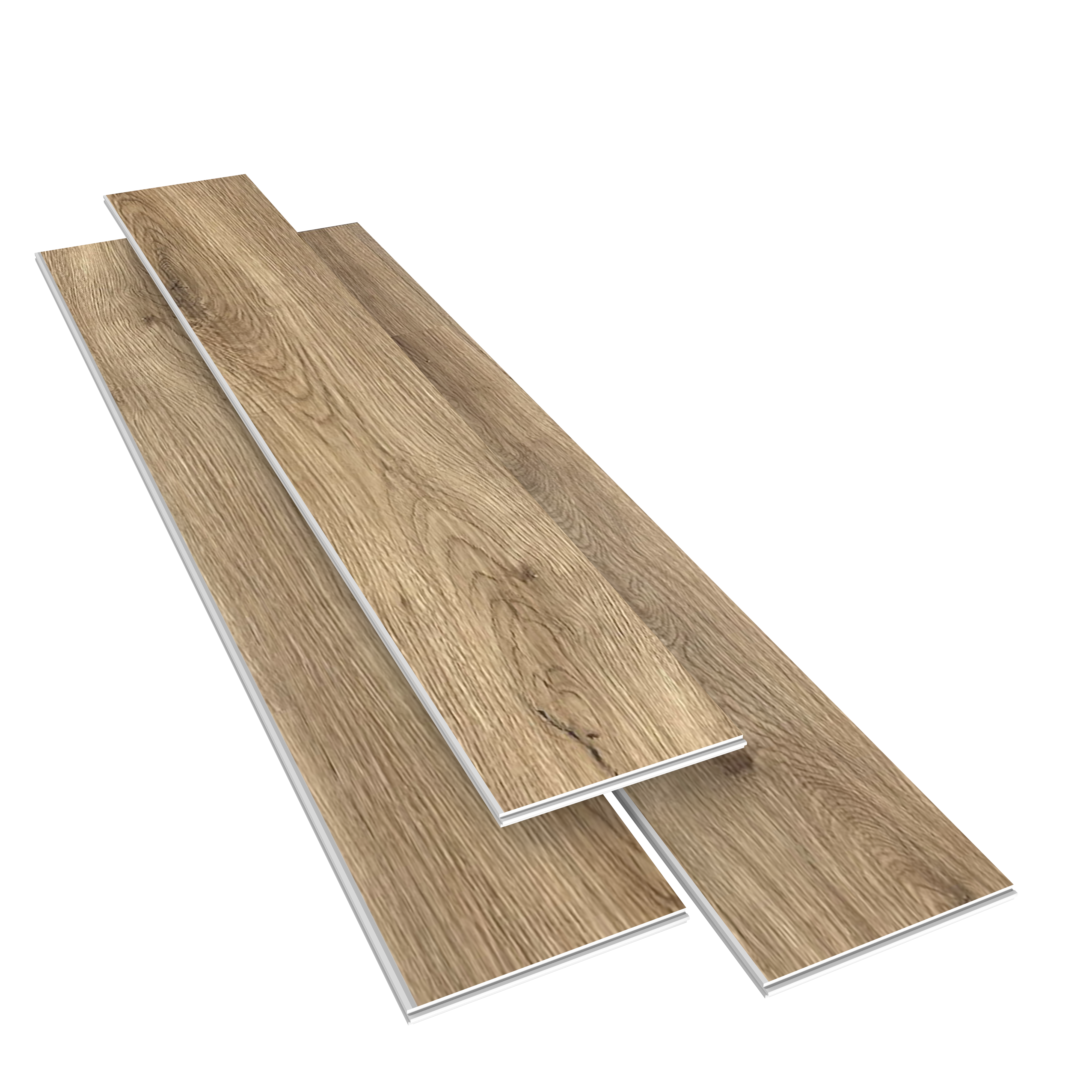 SPC Rigid Core Plank Chestnut Flooring, 7" x 48" x 6mm, 22 mil Wear Layer