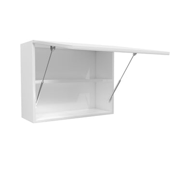 Horizontal Wall Cabinet | Polar White | 30W x 24H x 12D
