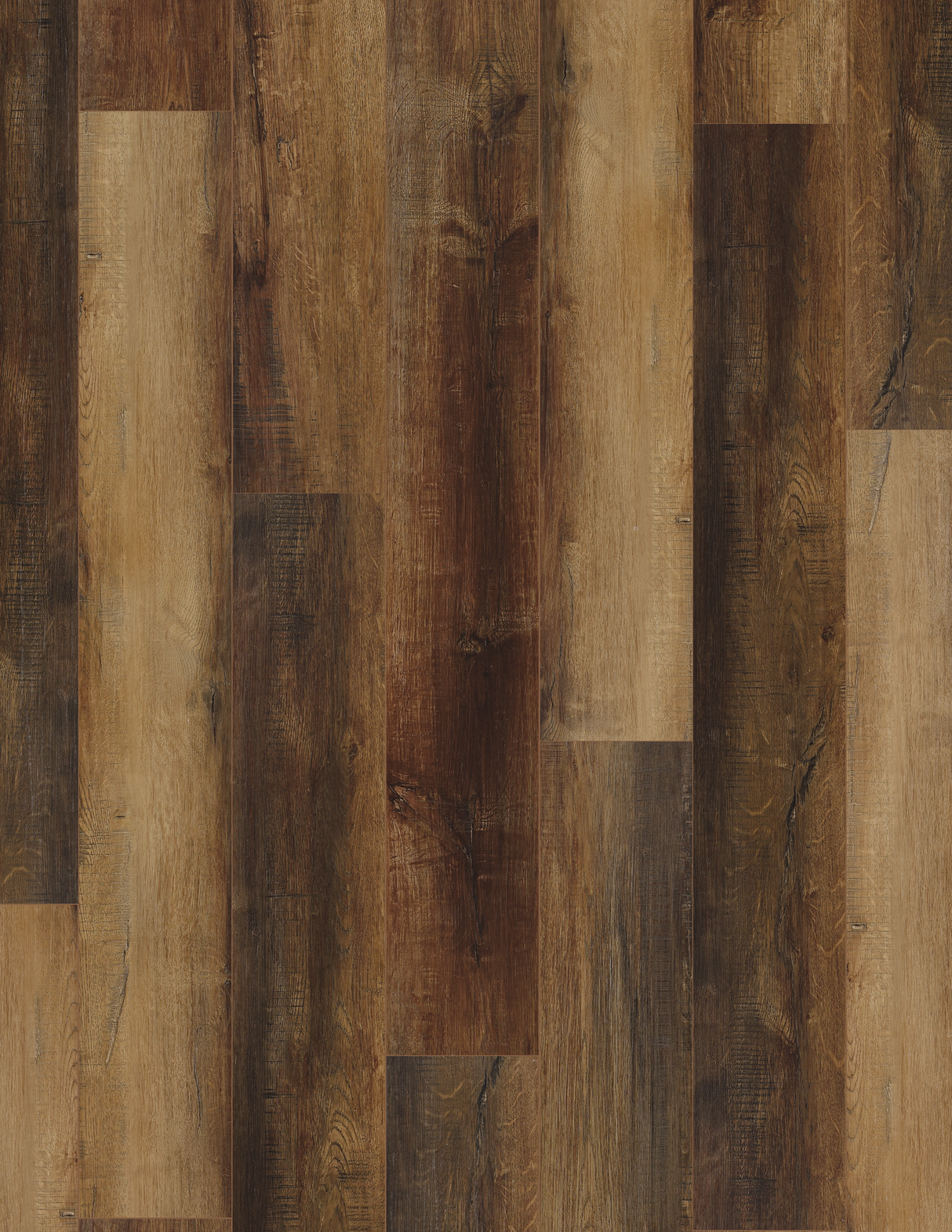 Luxury Vinyl Plank Flooring, Copper Oak, 9" x 72" x 5.5mm, 20 mil Wear Layer- Versailles Collection