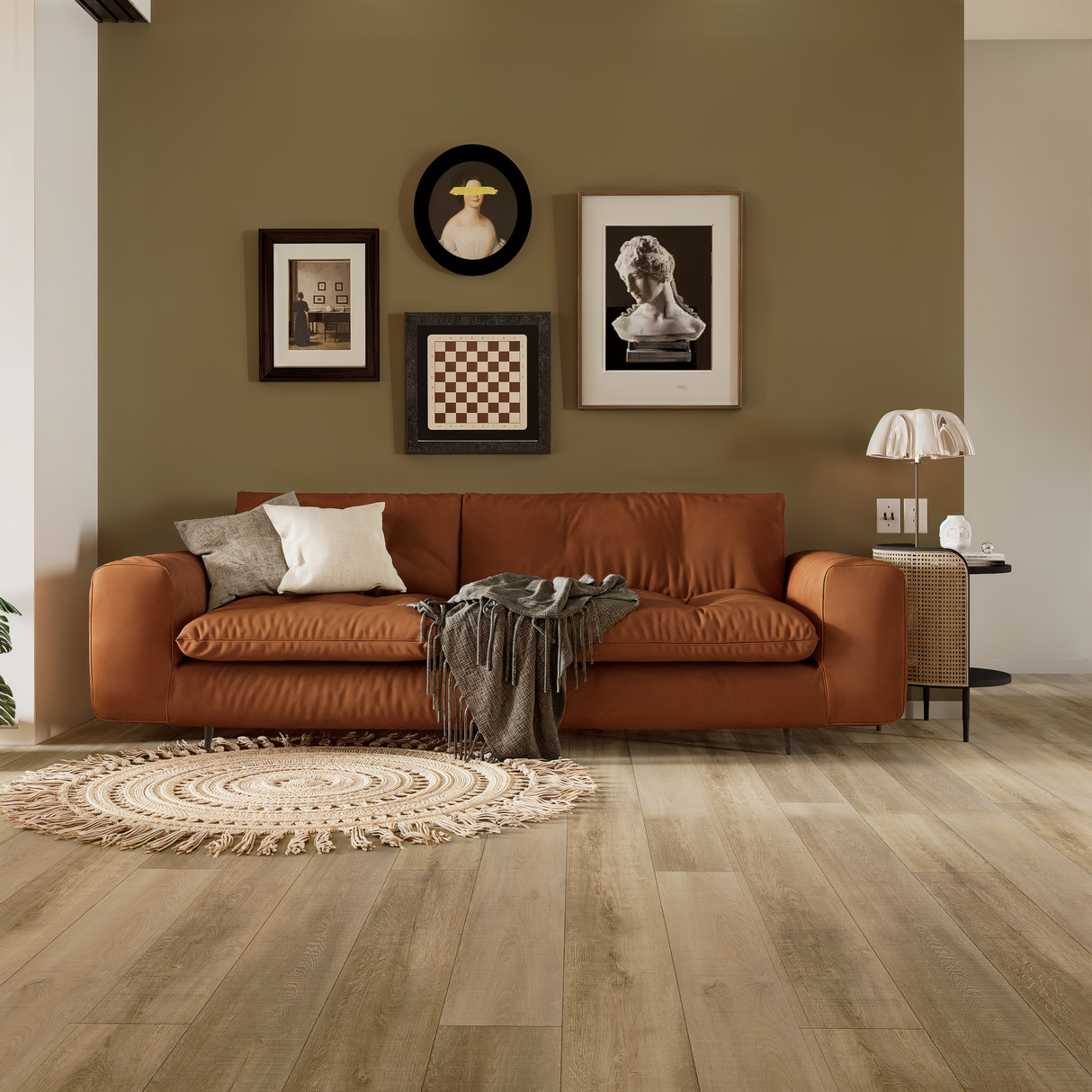 Luxury Vinyl Plank Flooring, Carve, 9" x 72" x 5.5mm, 20 mil Wear Layer- Riptide-II Collection