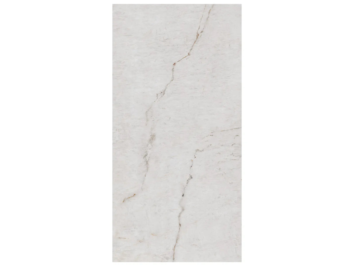 63 x 126 in Cristallo Block 13 Bookmatch Cut Honed Rectified Sintered Slab 6 mm