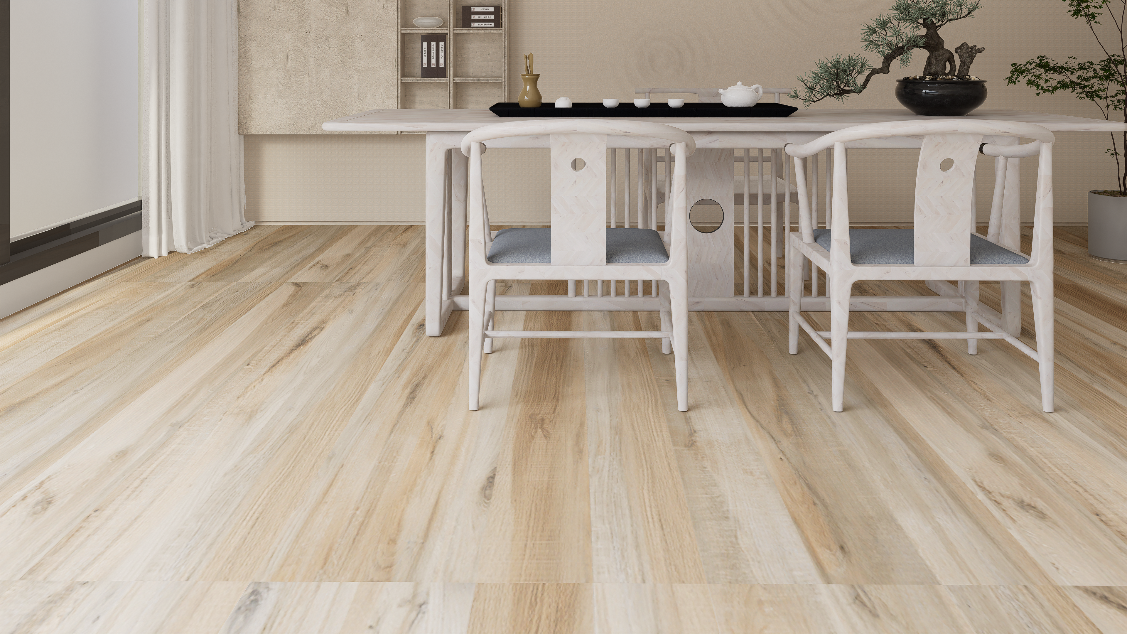 ASTONE PINE 8 in. x 48 in. x 8.5 mm MATT Marble Look Tile - Porcelain Floor and Wall Tile (15.07 Sqft/Box)