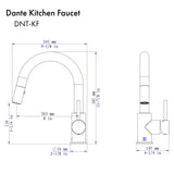 ZLINE Dante Kitchen Faucet in Brushed Nickel (DNT-KF-BN)
