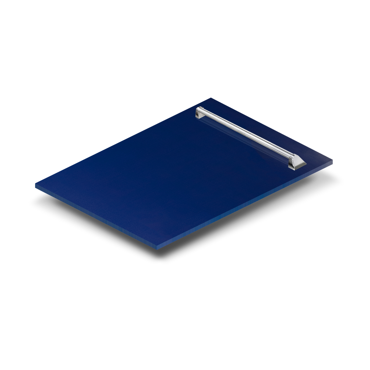 ZLINE 18 in. Dishwasher Panel in Blue Gloss with Traditional Handle (DP-BG-18)
