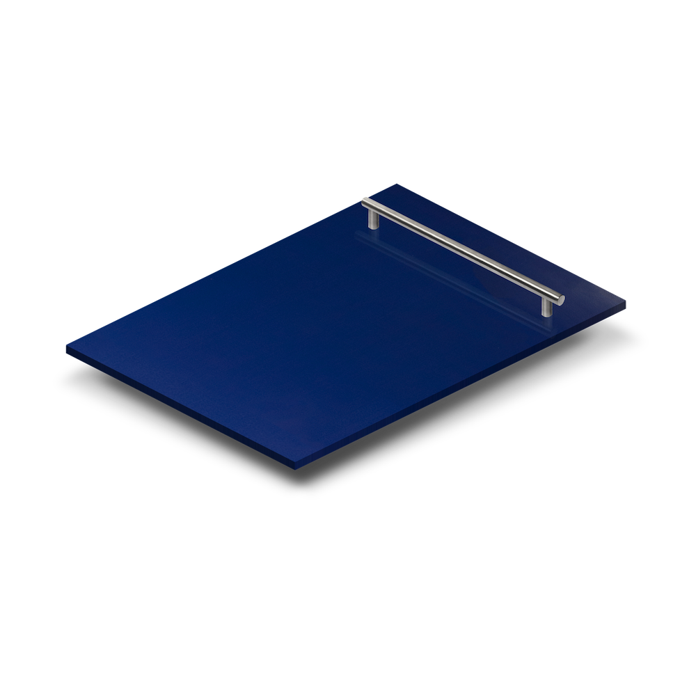 ZLINE 18 in. Dishwasher Panel in Blue Gloss with Modern Handle (DP-BG-H-18)
