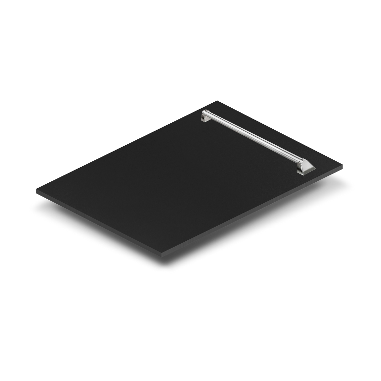 ZLINE 18 in. Dishwasher Panel in Black Matte with Traditional Handle (DP-BLM-18)