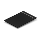ZLINE 18 in. Dishwasher Panel in Black Matte with Modern Handle (DP-BLM-H-18)