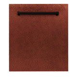 ZLINE 24" Dishwasher Panel in Hand-Hammered Copper with Traditional Handle (DP-HH-H-24)