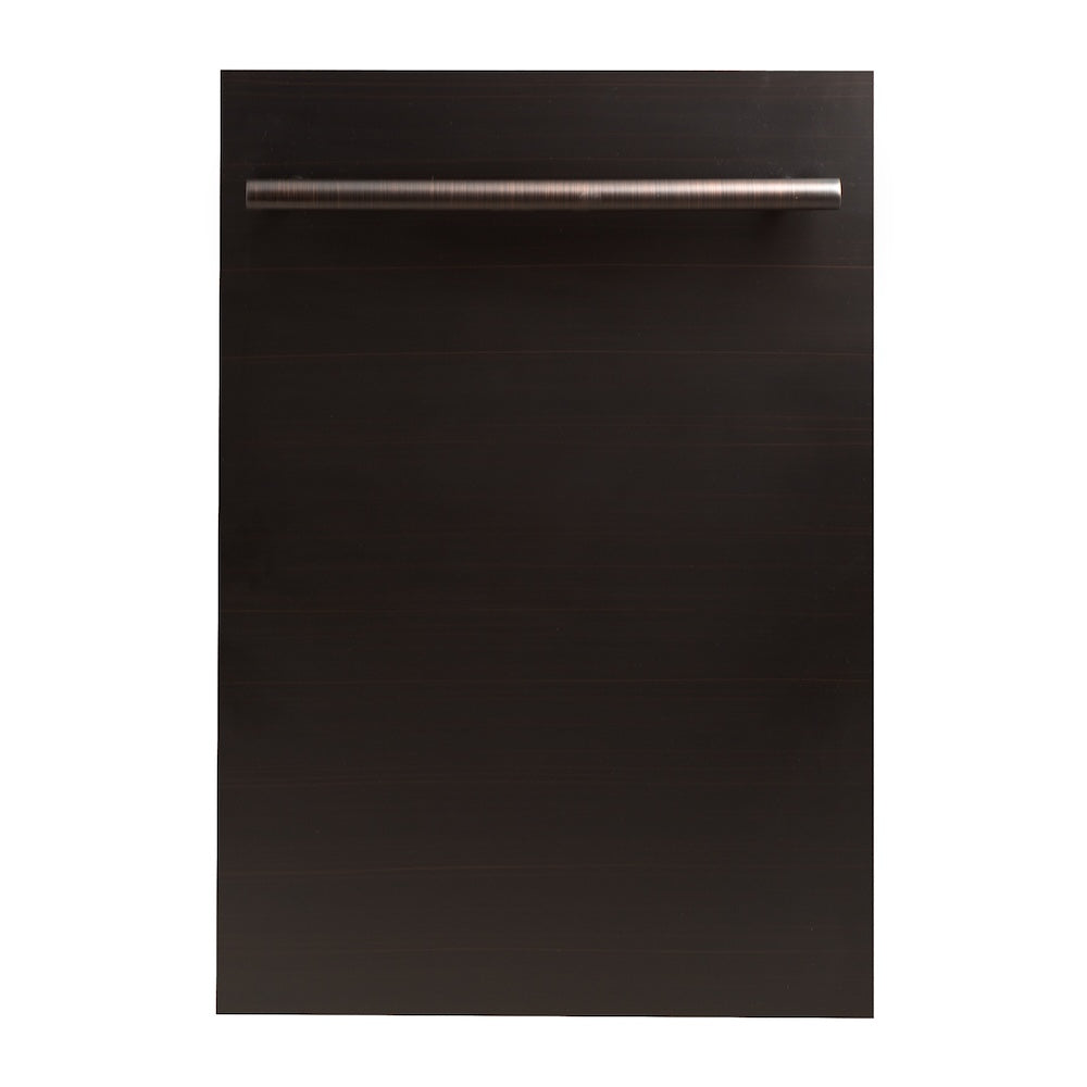 ZLINE 18 in. Dishwasher Panel in Oil Rubbed Bronze with Modern Handle (DP-ORB-18)