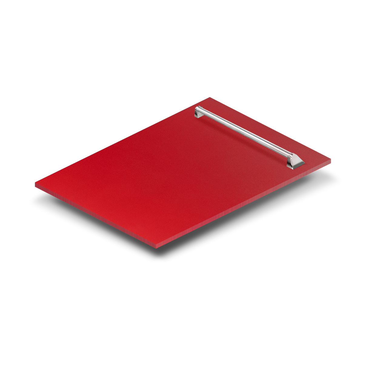 ZLINE 18 in. Dishwasher Panel in Red Matte with Traditional Handle (DP-RM-18)