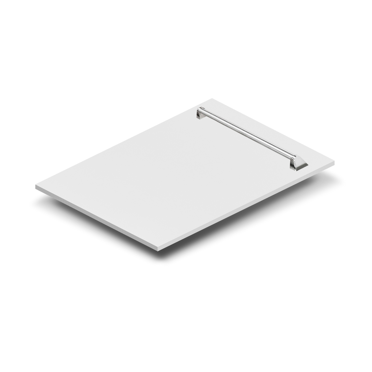 ZLINE 18 in. Dishwasher Panel in White Matte with Traditional Handle (DP-WM-18)