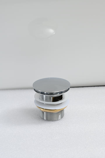 Changeable Overflow + Dome for pop up Drain - Gun Grey