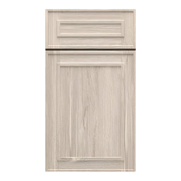 RTA - Elegant Shaker Ivory - Wall High Cabinets with 2 Door 2 Shelf - 33