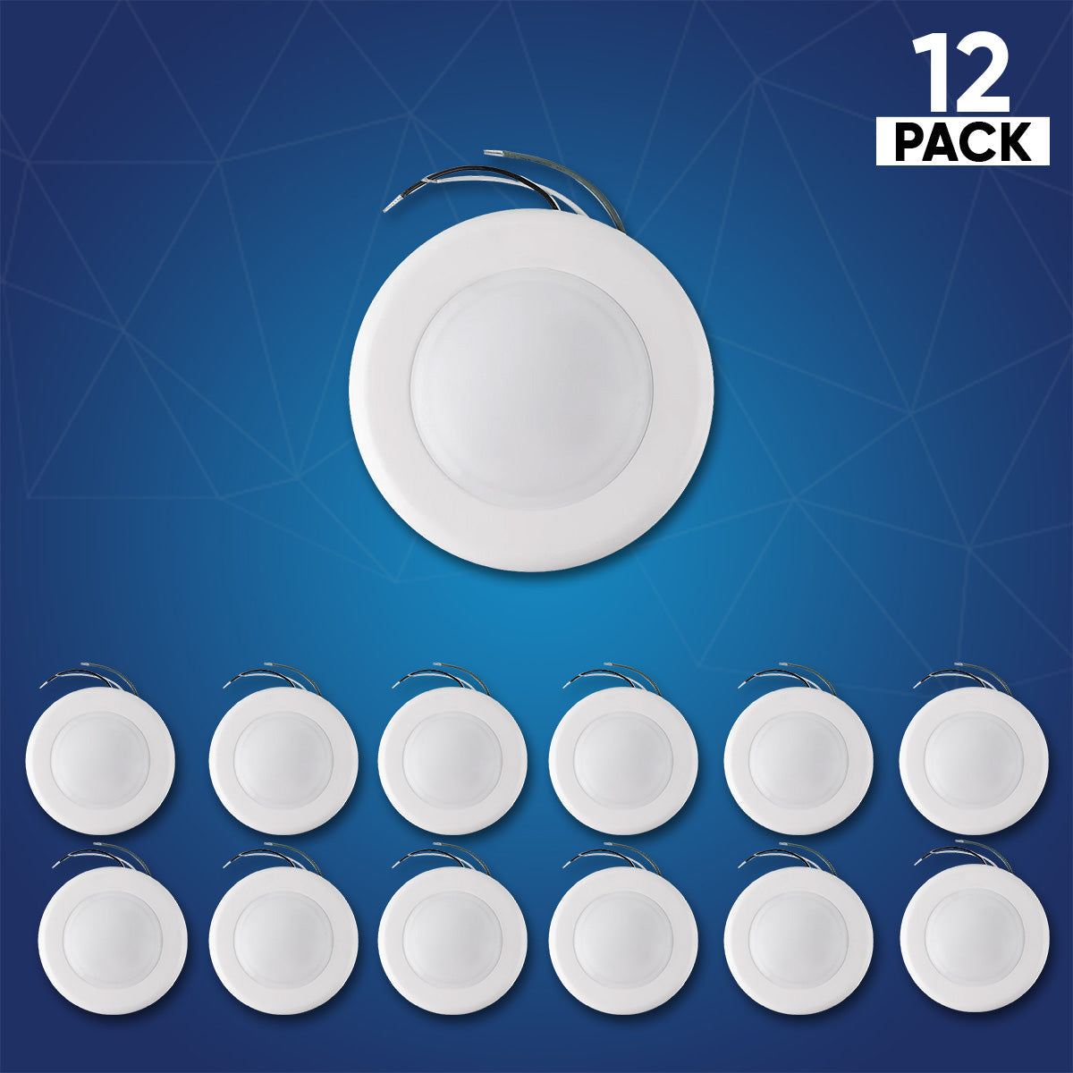 4" LED Disk Downlight- 12packs