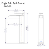 ZLINE Eagle Falls Bath Faucet in Brushed Nickel (EAG-BF-BN)