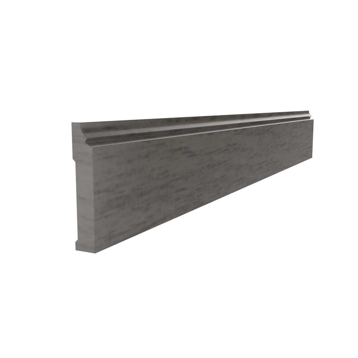 RTA - Elegant Smoky Grey - Base Molding | 96"W x 4.5"H x 0.75"D