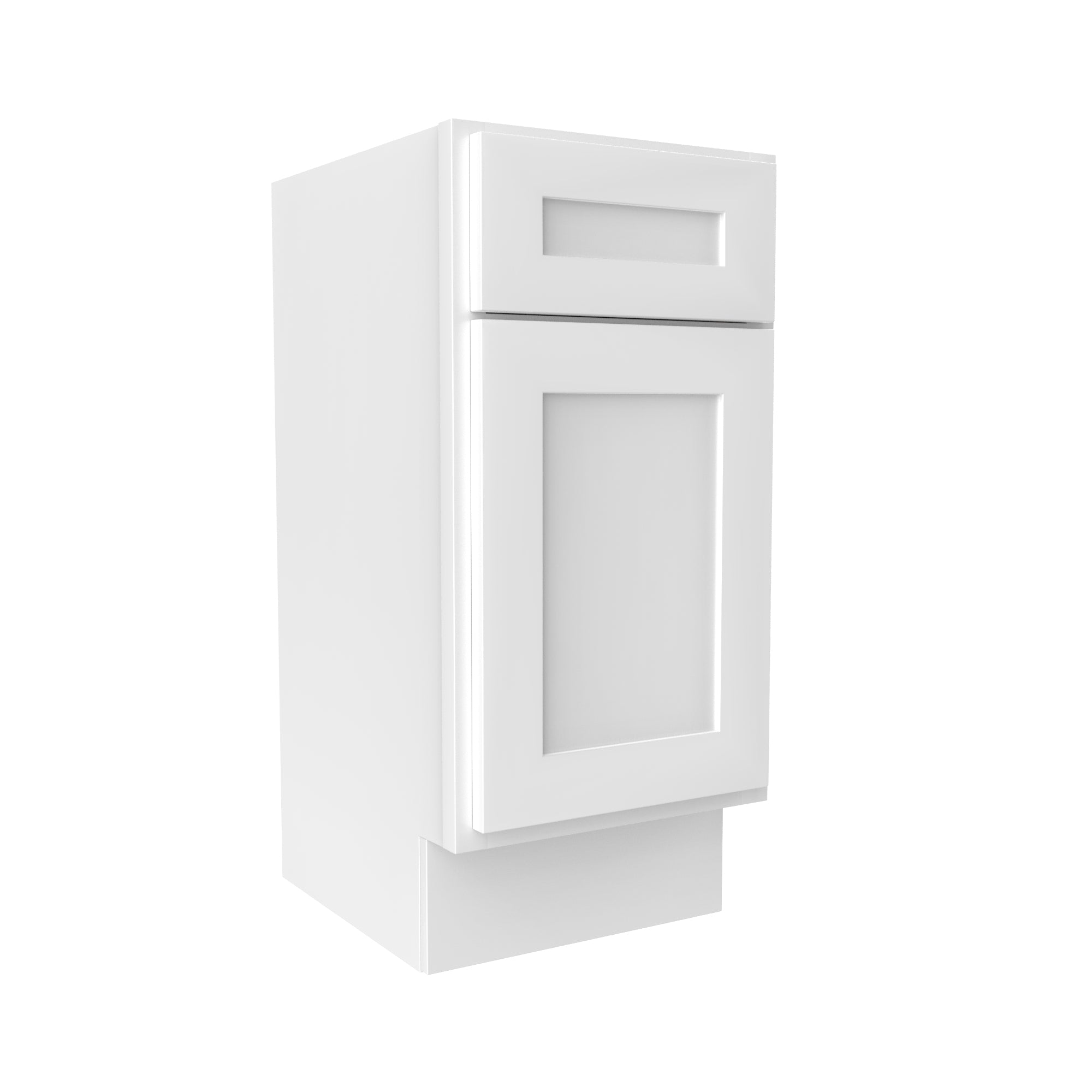 Elegant White Mini Base Cabinet - 12"W x 26"H x 12"D