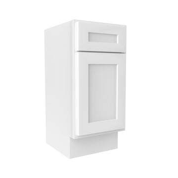 Elegant White Mini Base Cabinet - 12"W x 26"H x 12"D