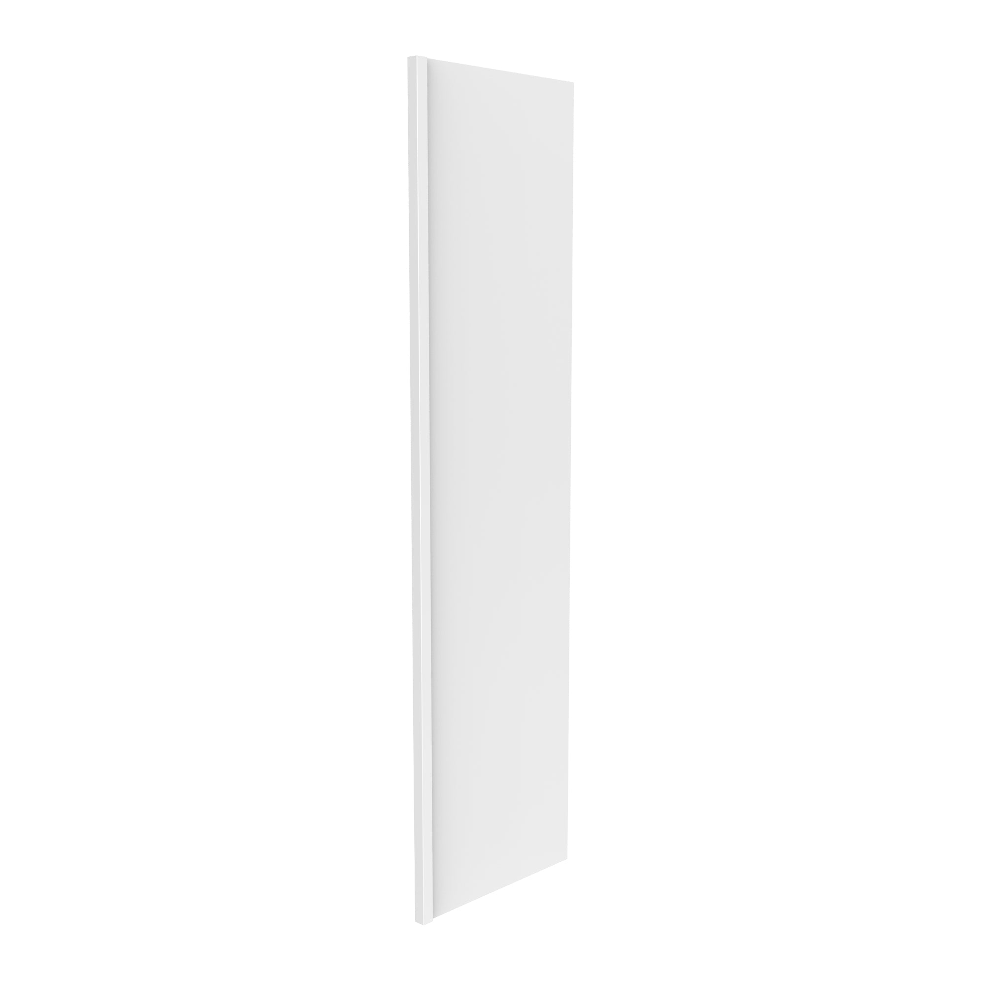 Elegant White - 1.5"W x 96"H x 12"D - Refrigerator End Panel