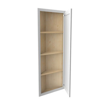 RTA - Elegant White - Single Door Wall End Cabinet | 12"W x 42"H x 12"D