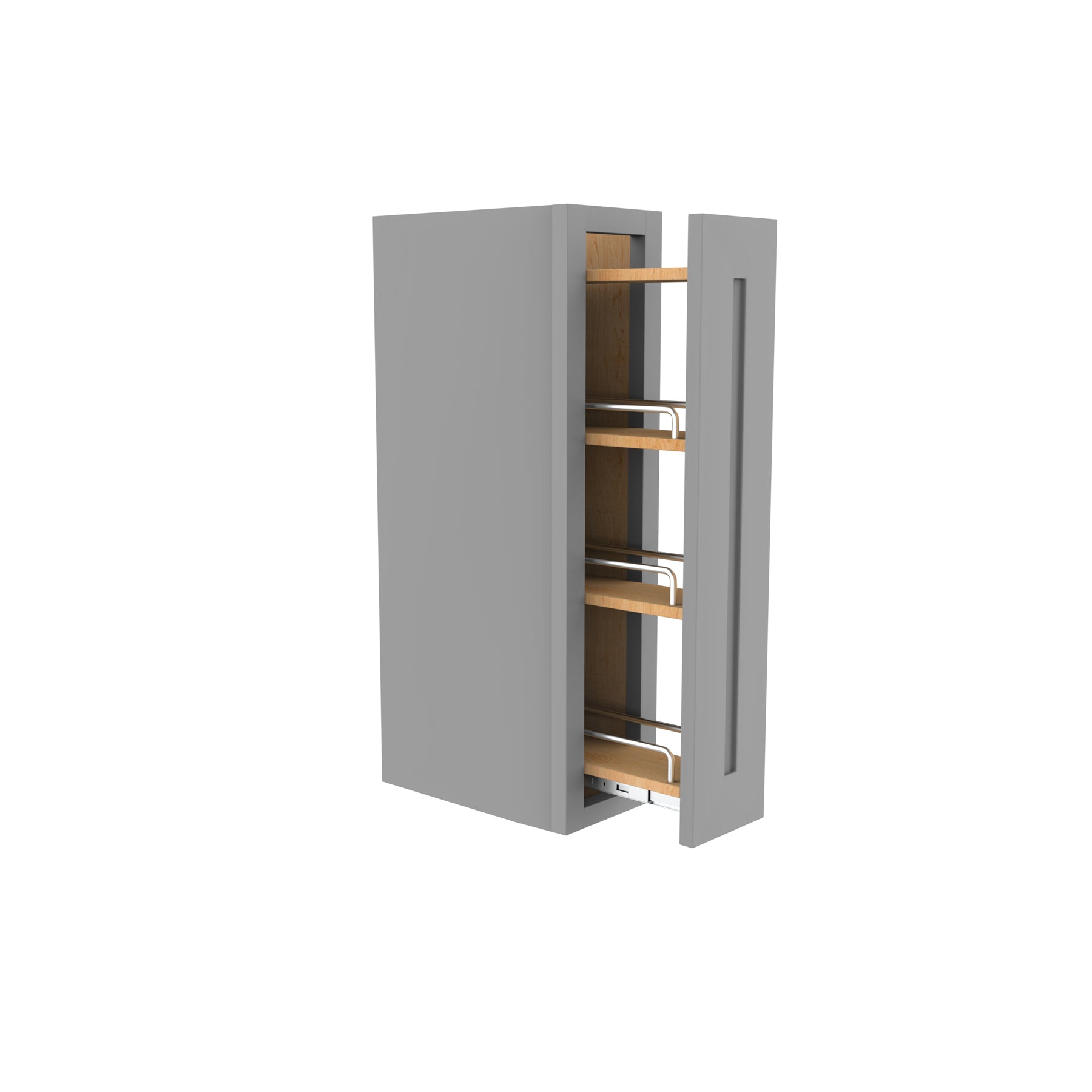 RTA - Elegant Dove - Wall Spice Cabinet | 6"W x 30"H x 12"D