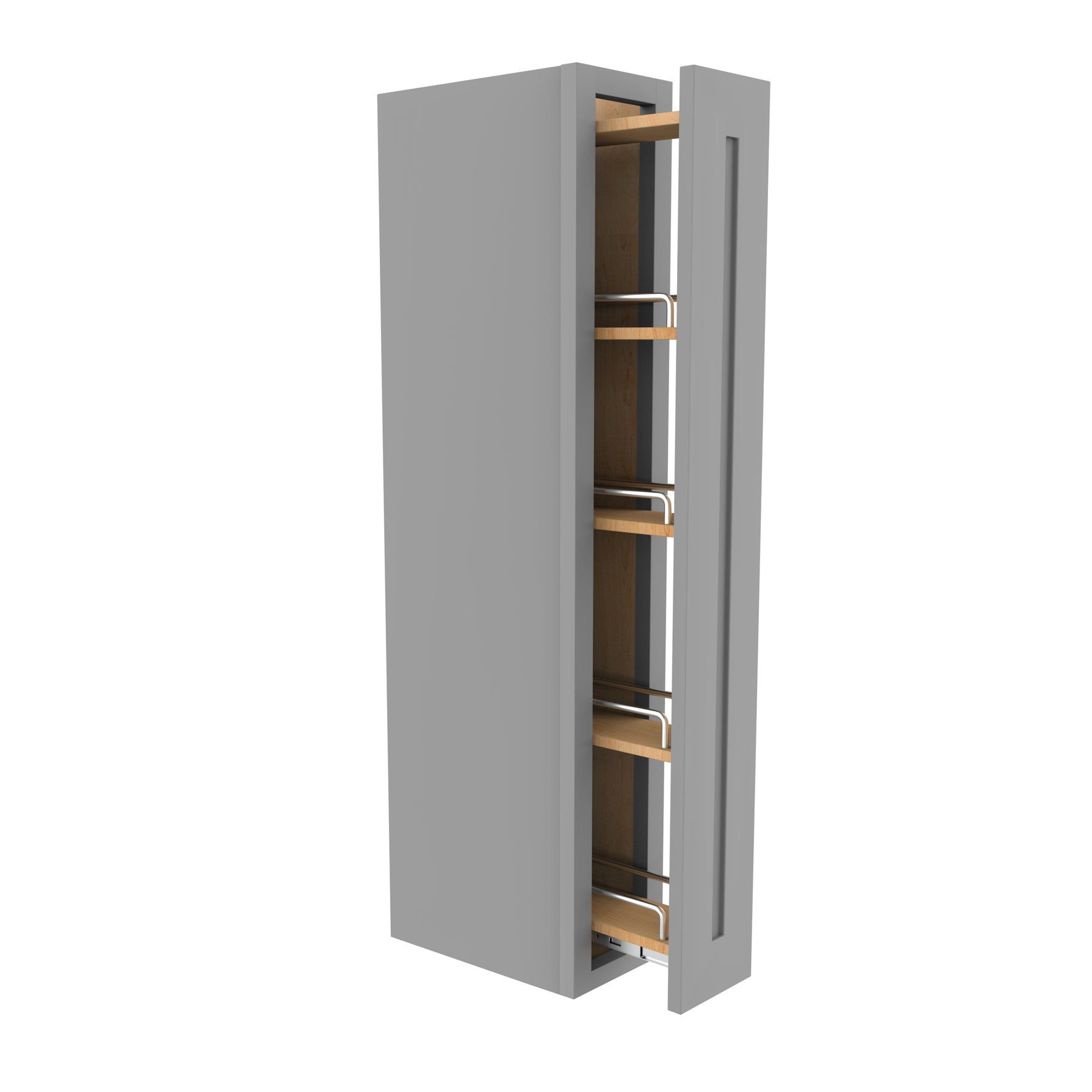 RTA - Elegant Dove - Wall Spice Cabinet | 6"W x 42"H x 12"D