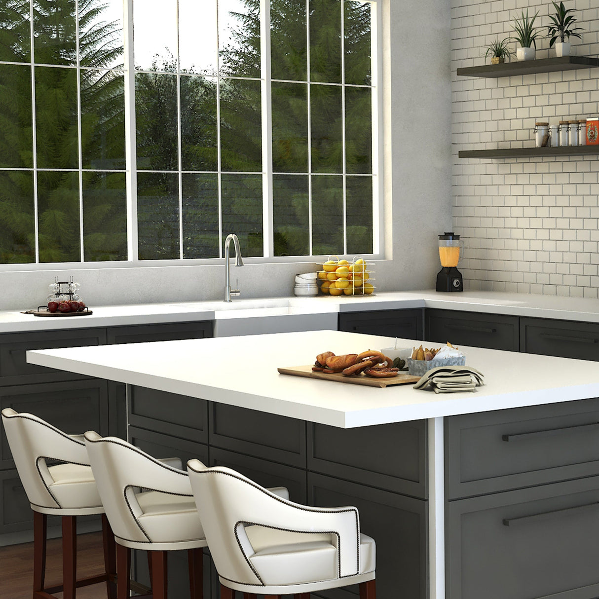 ZLINE Edison Kitchen Faucet in Chrome (EDS-KF-CH)