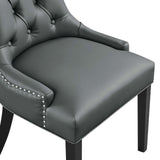 Regent Tufted Vegan Leather Dining Chair