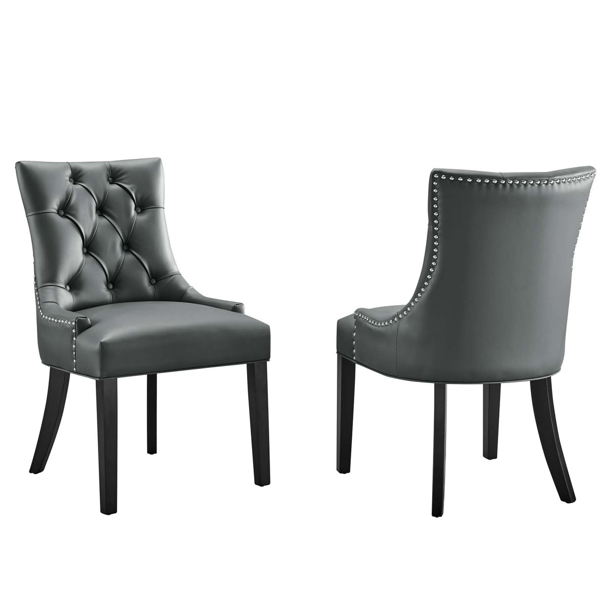 Regent Dining Side Chair Vinyl Set of 2