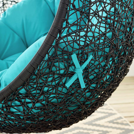 Encase Swing Outdoor Patio Lounge Chair Without Stand - BUILDMYPLACE