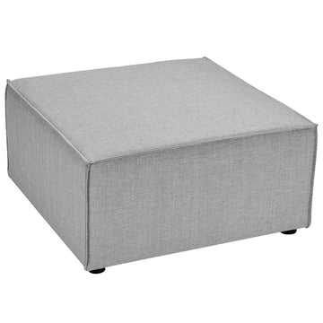 Saybrook Outdoor Patio Upholstered Sectional Sofa Ottoman