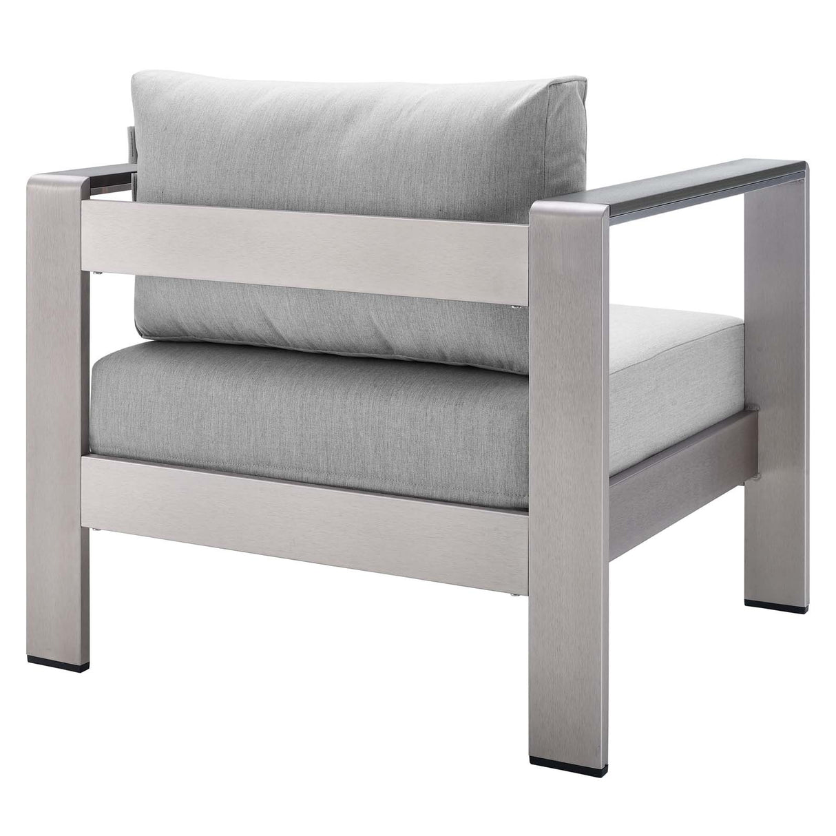 Shore Sunbrella Fabric Aluminum Outdoor Patio Armchair
