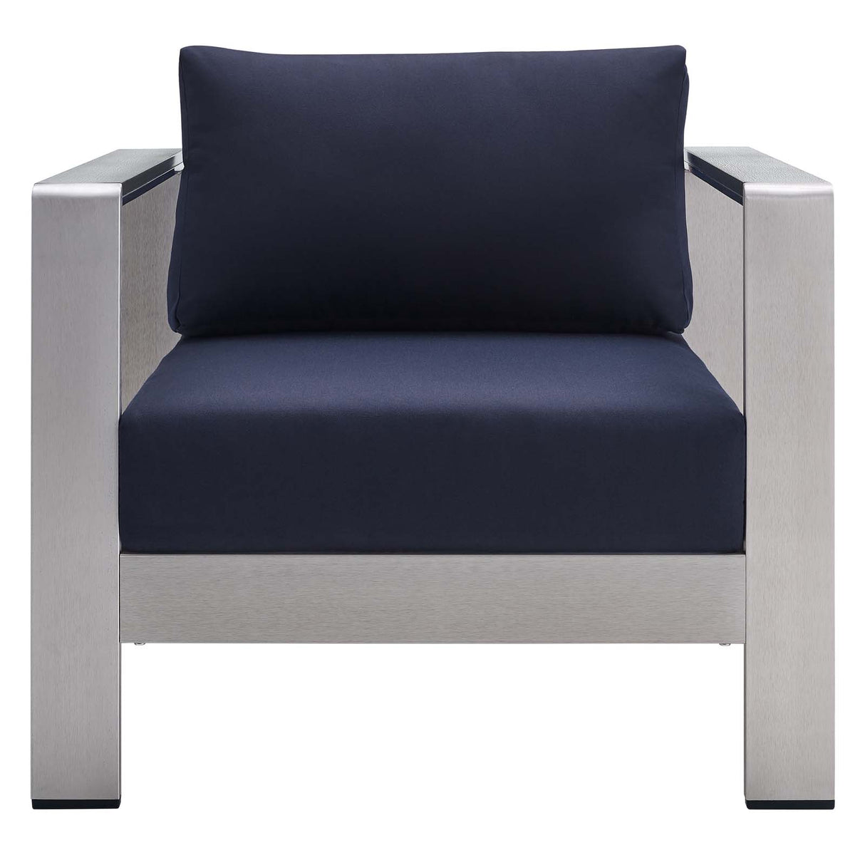 Shore Sunbrella Fabric Aluminum Outdoor Patio Armchair