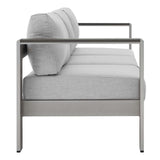Shore Sunbrella Fabric Aluminum Outdoor Patio Sofa