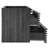 Render 36" Wall-Mount Bathroom Vanity Cabinet (Sink Basin Not Included)