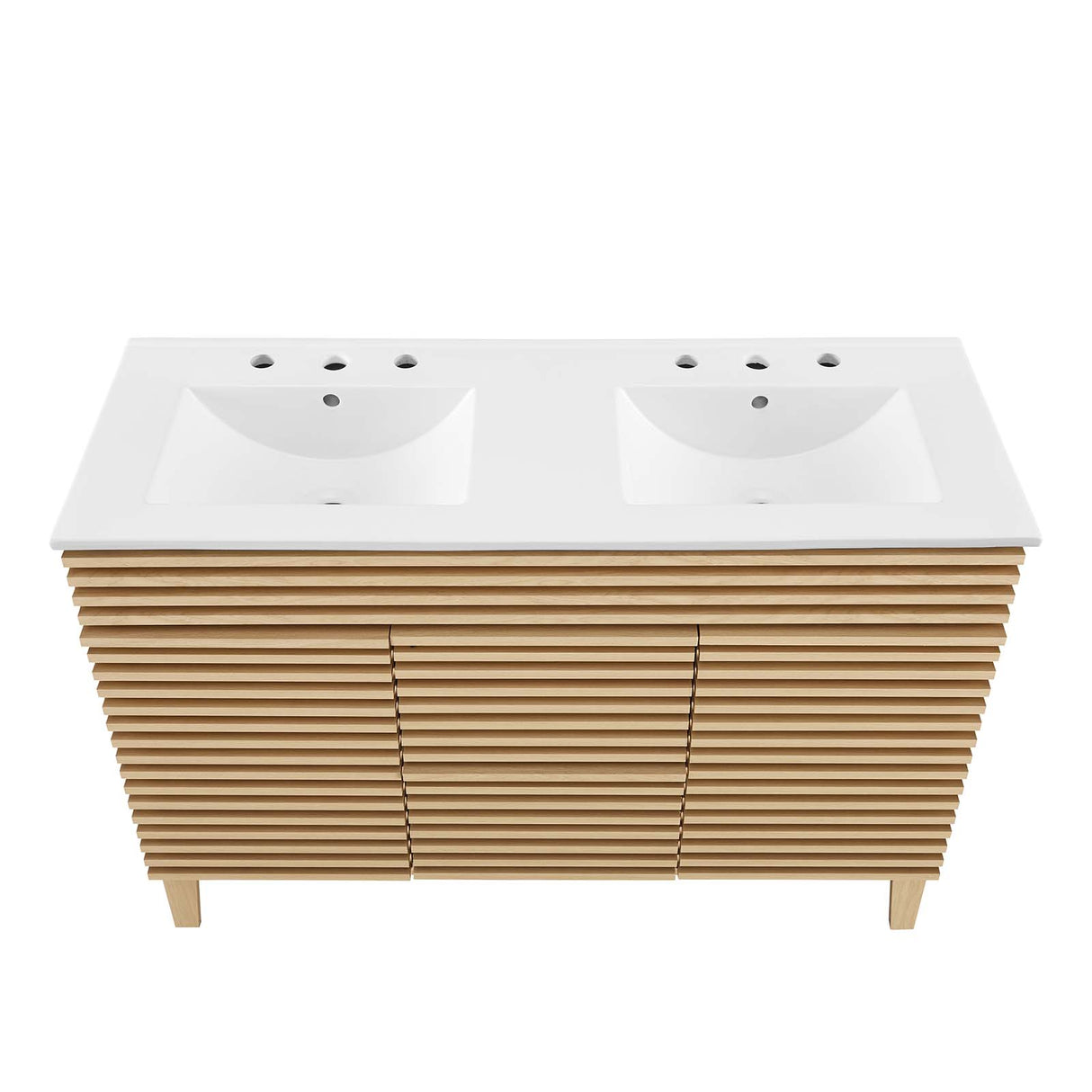 Render 48" Double Sink Bathroom Vanity