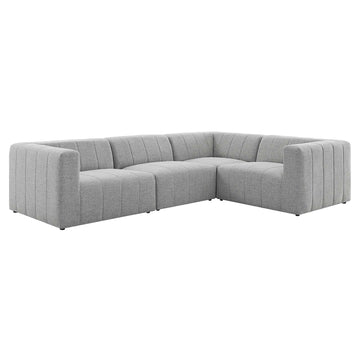 Bartlett Upholstered Fabric 4-Piece Sectional Sofa