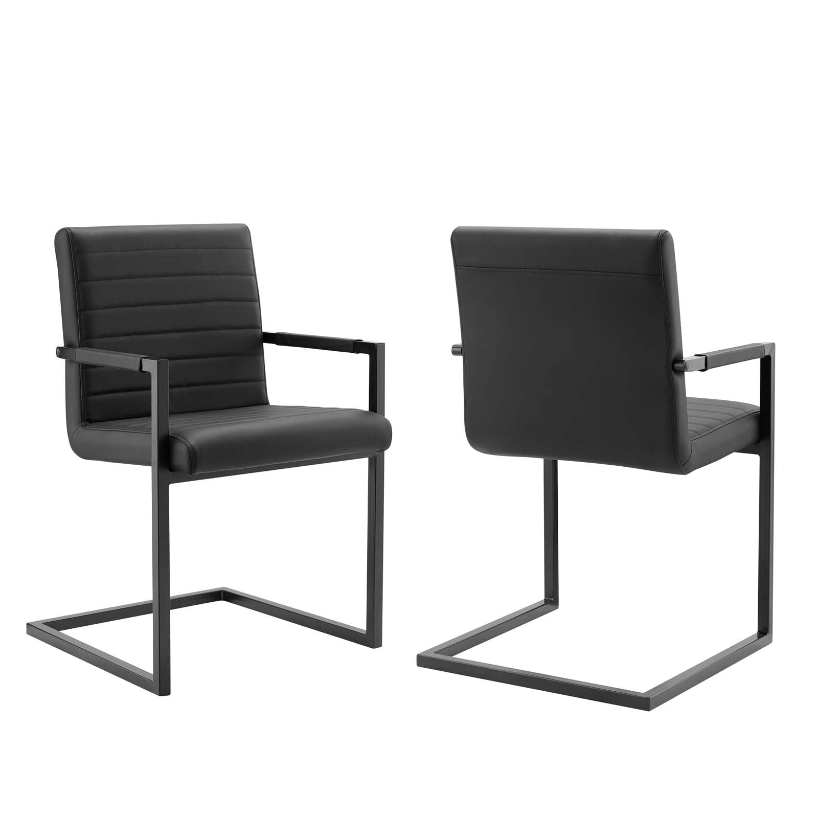 Savoy Vegan Leather Dining Chairs - Set of 2