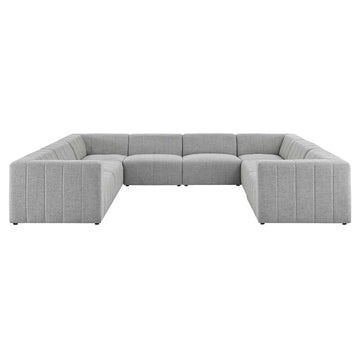 Bartlett Upholstered Fabric 8-Piece Sectional Sofa