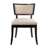 Pristine Upholstered Fabric Dining Chairs - Set of 2