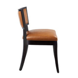 Pristine Vegan Leather Dining Chairs - Set of 2