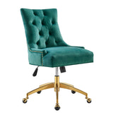 Regent Tufted Performance Velvet Office Chair