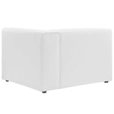 Mingle Vegan Leather Right-Arm Chair