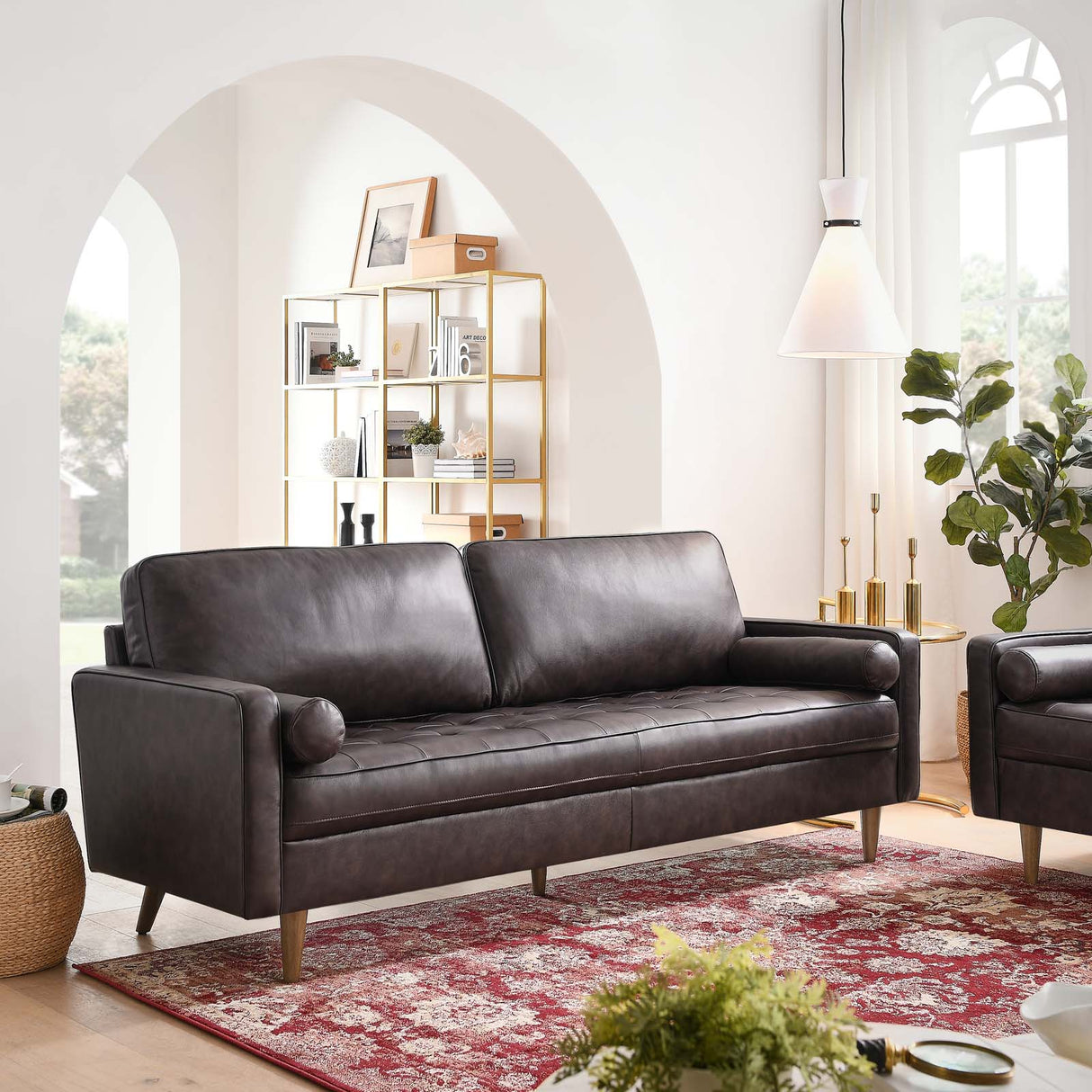 Valour 81" Leather Sofa