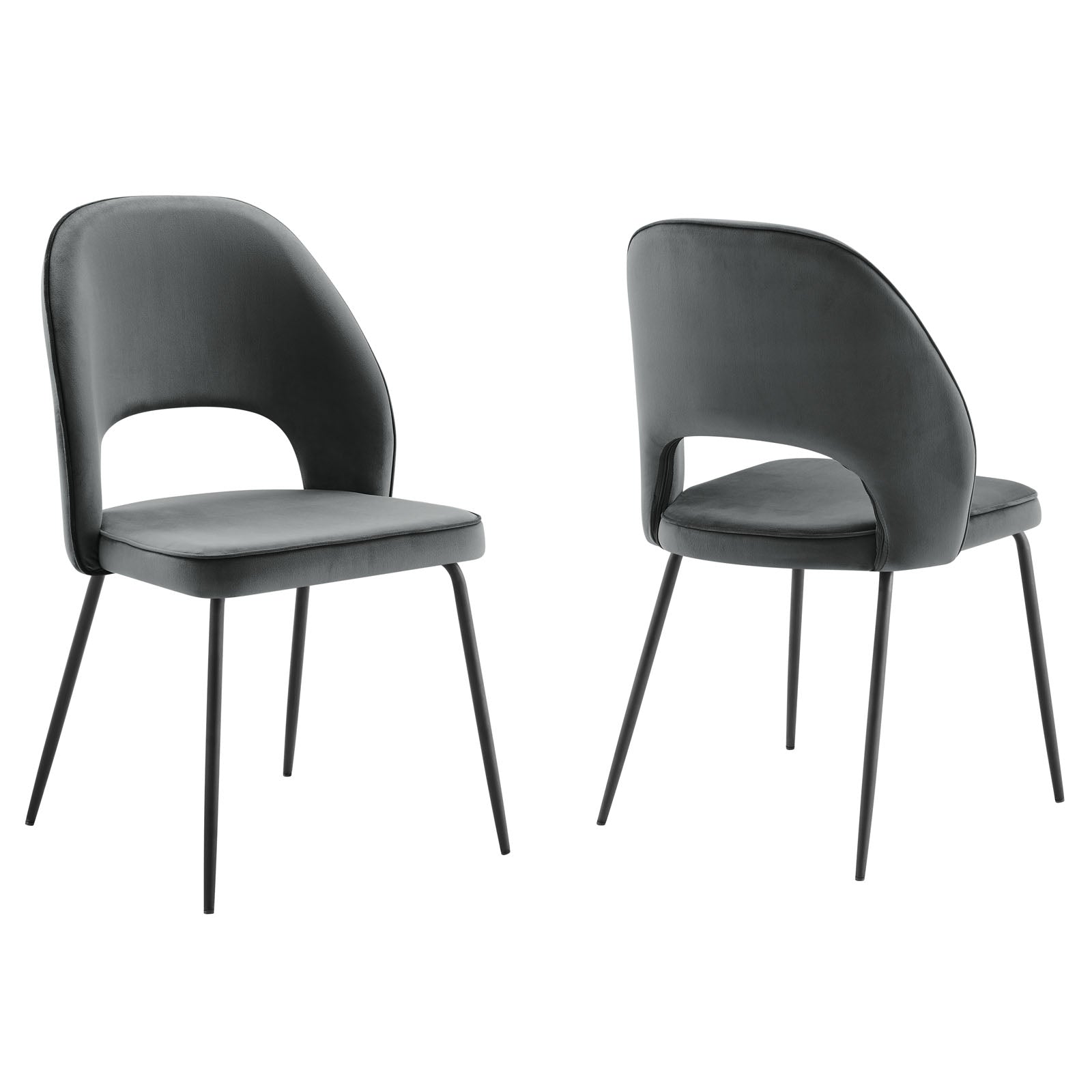 Nico Performance Velvet Dining Chair Set of 2