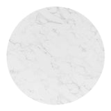 Verne 40" Artificial Marble Dining Table
